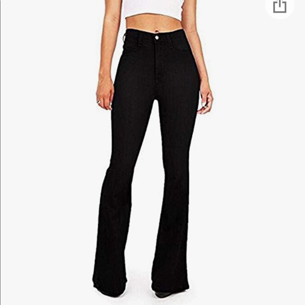 High Rise wide leg jeans